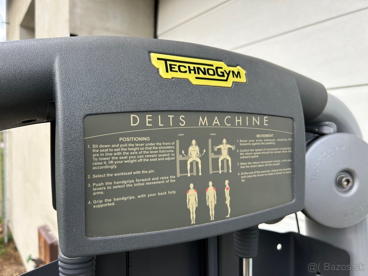 Stroj na ramená Technogym Selection delts machine - 7