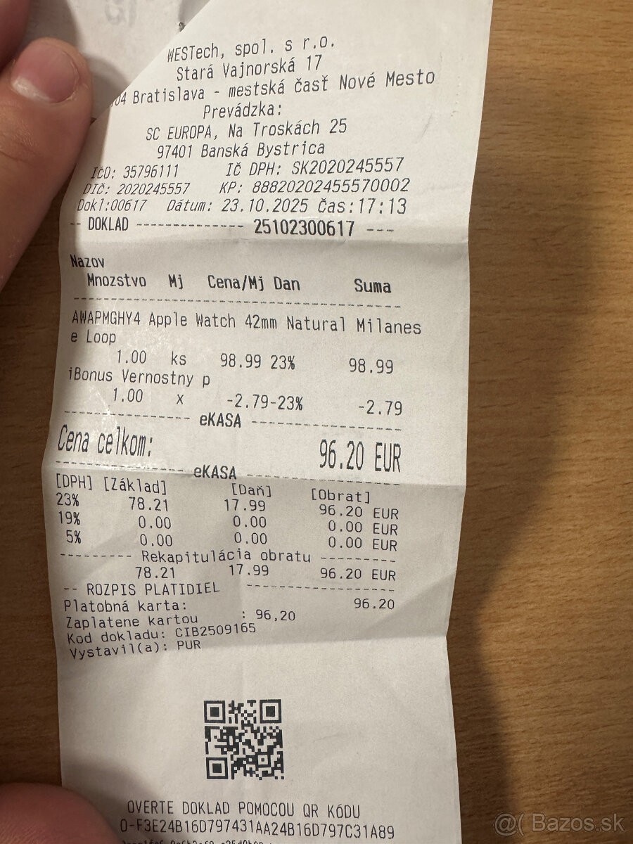 Apple Watch 42mm Natural Milanese Loop - 7