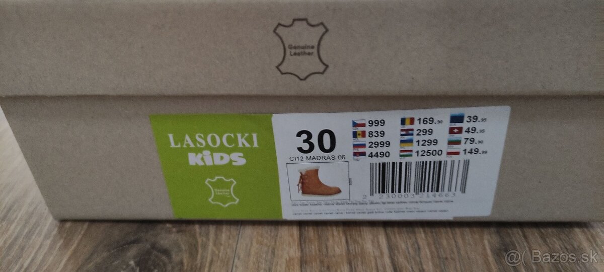Dievčenské čižmy - Lasocki veľ 30 - 7