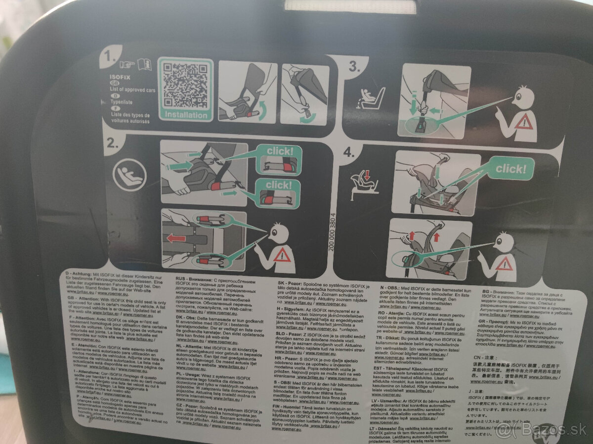 BRITAX RÖMER Autosedačka Baby-Safe + základňa ISOFIX - 7