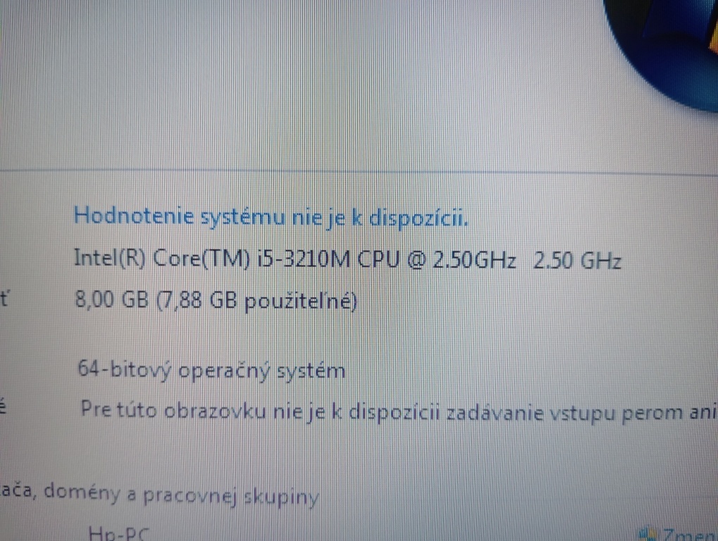 Hp probook 4540s / Intel core i5 / 8gb ram / Windows 7 - 7