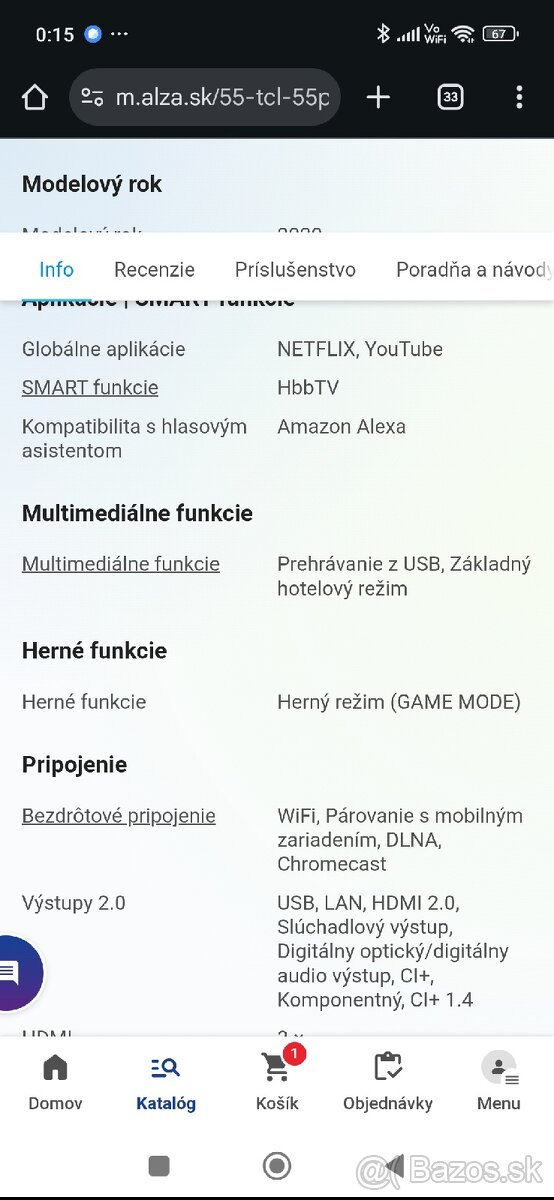 4K Smart TV TCL 55P610 - 7