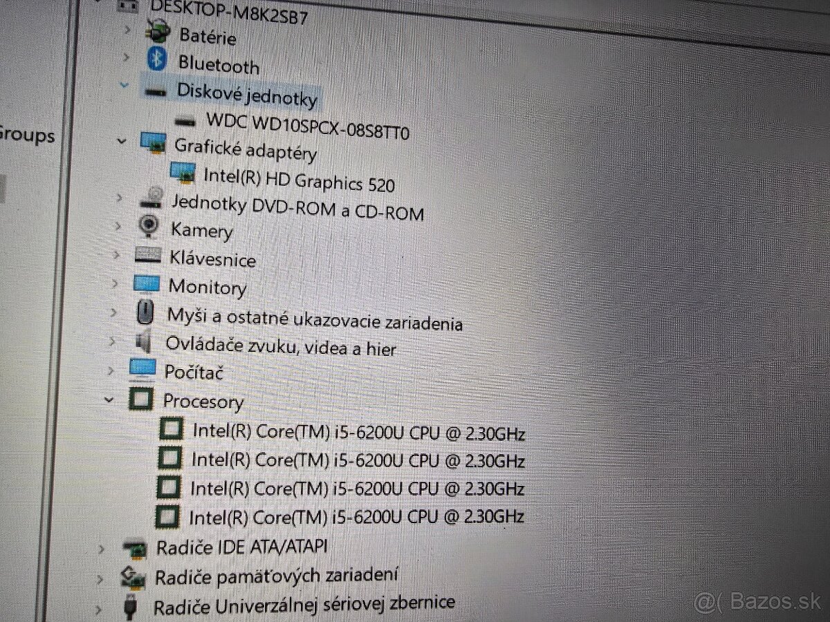 15.6 palcove Lenovo E560 s 8gb ram a intel core i5 procesoro - 7