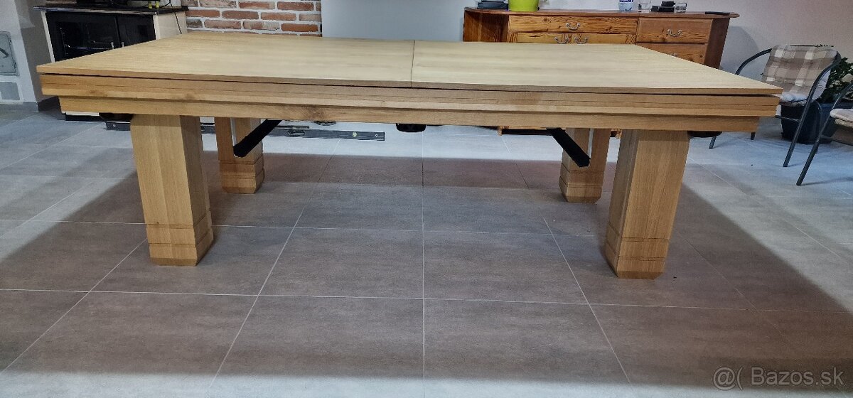 Jedálensko biliardový stôl 7ft s bridlicou - 7