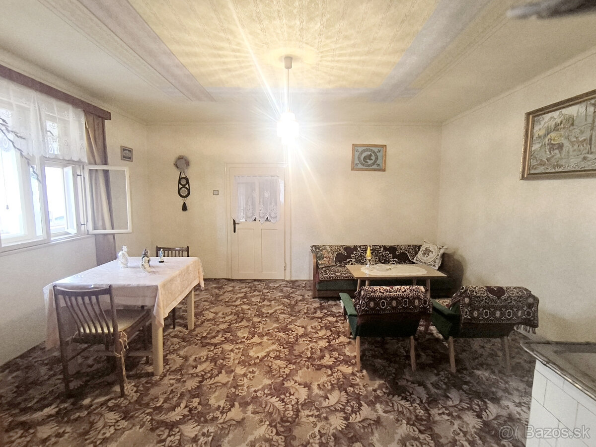 KRÁSNY UDRŽIAVANÝ MUROVANÝ RODINNÝ DOM CHALUPA S VÝBORNÝM PO - 7