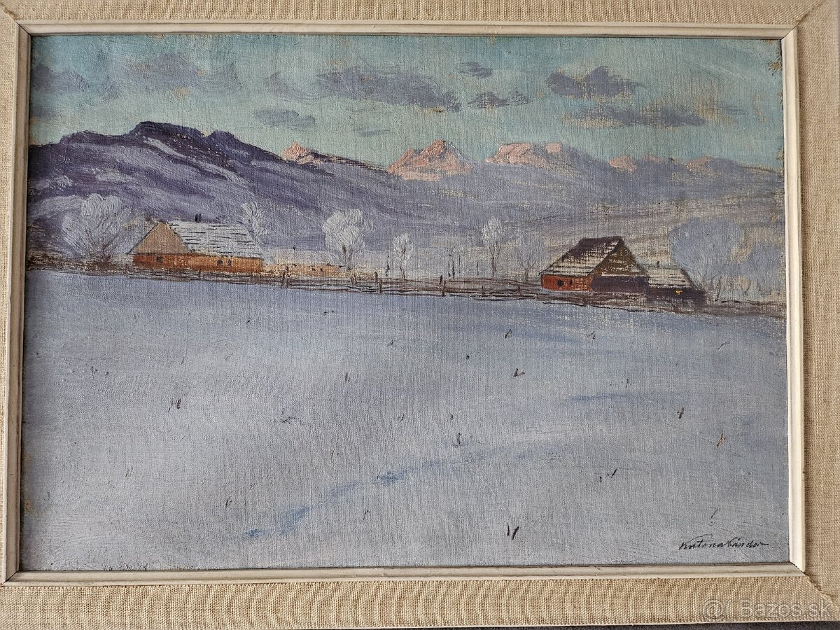 Nándor Katona ● Dedina pod Tatrami●36x50,5 cm - 7