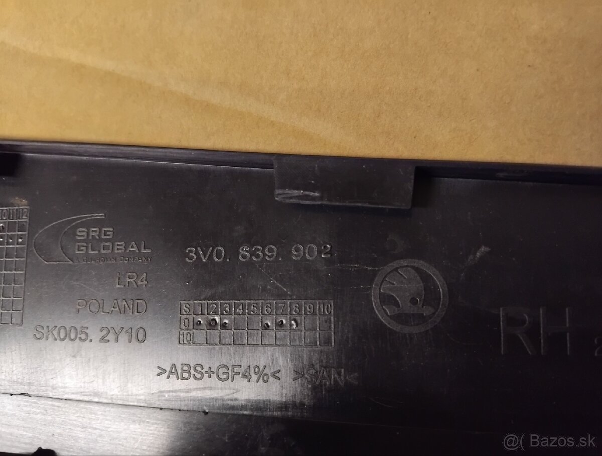 sklo dverí ZP Superb 3 sedan - 7