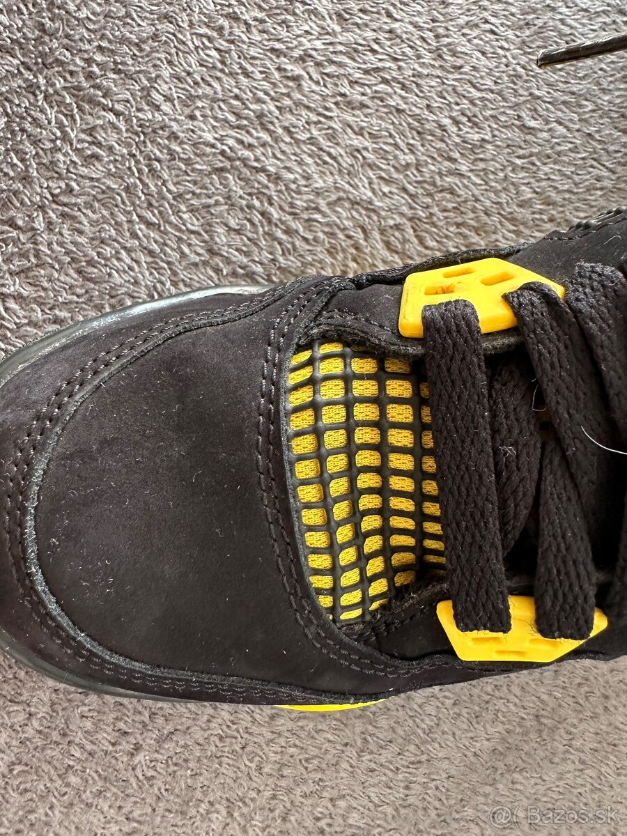 NIKE Jordan 4 yellow thunder (retro) detské - 7