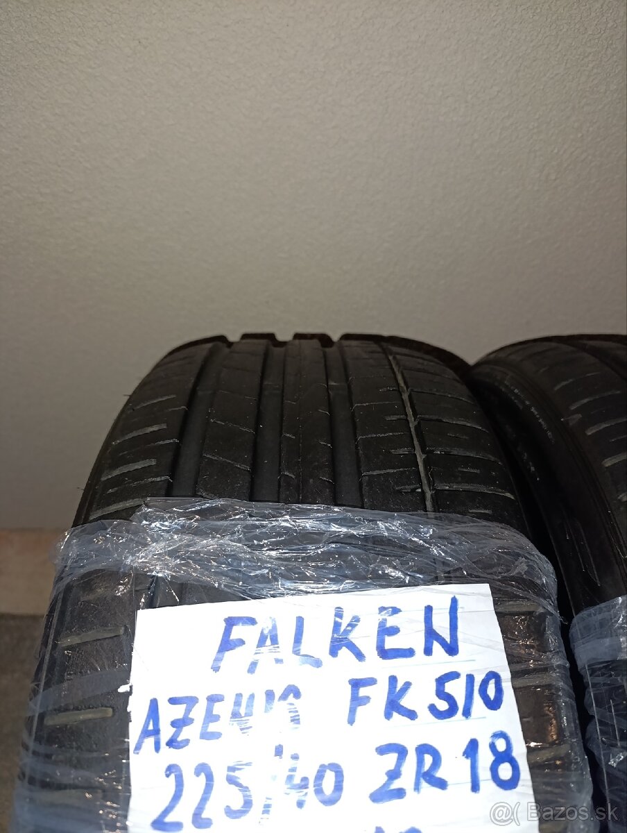 Letné pneumatiky 225/40 R18 FALKEN a ORIUM/(Michelin) sada - 7