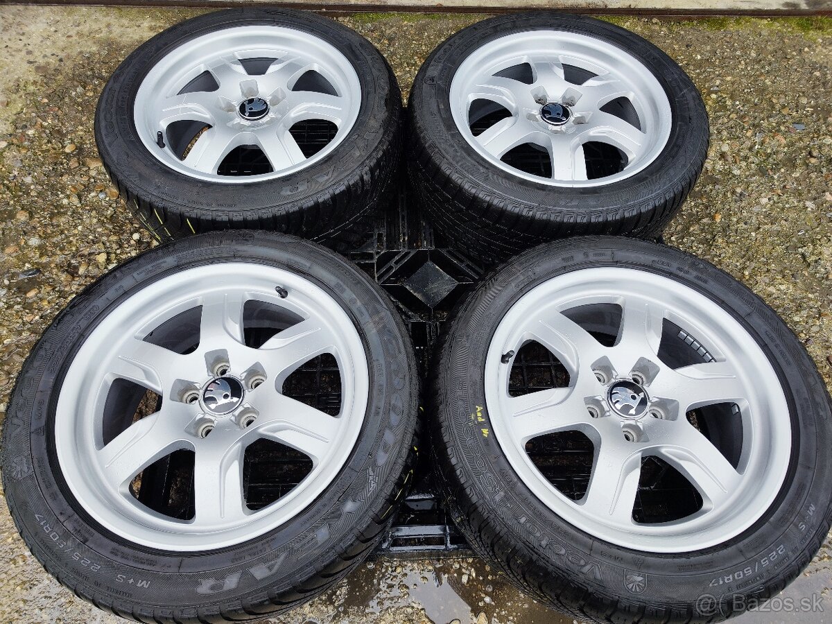 Alu sada =5x112= orig. AUDI= s pneu= 225/50 R17 - 7