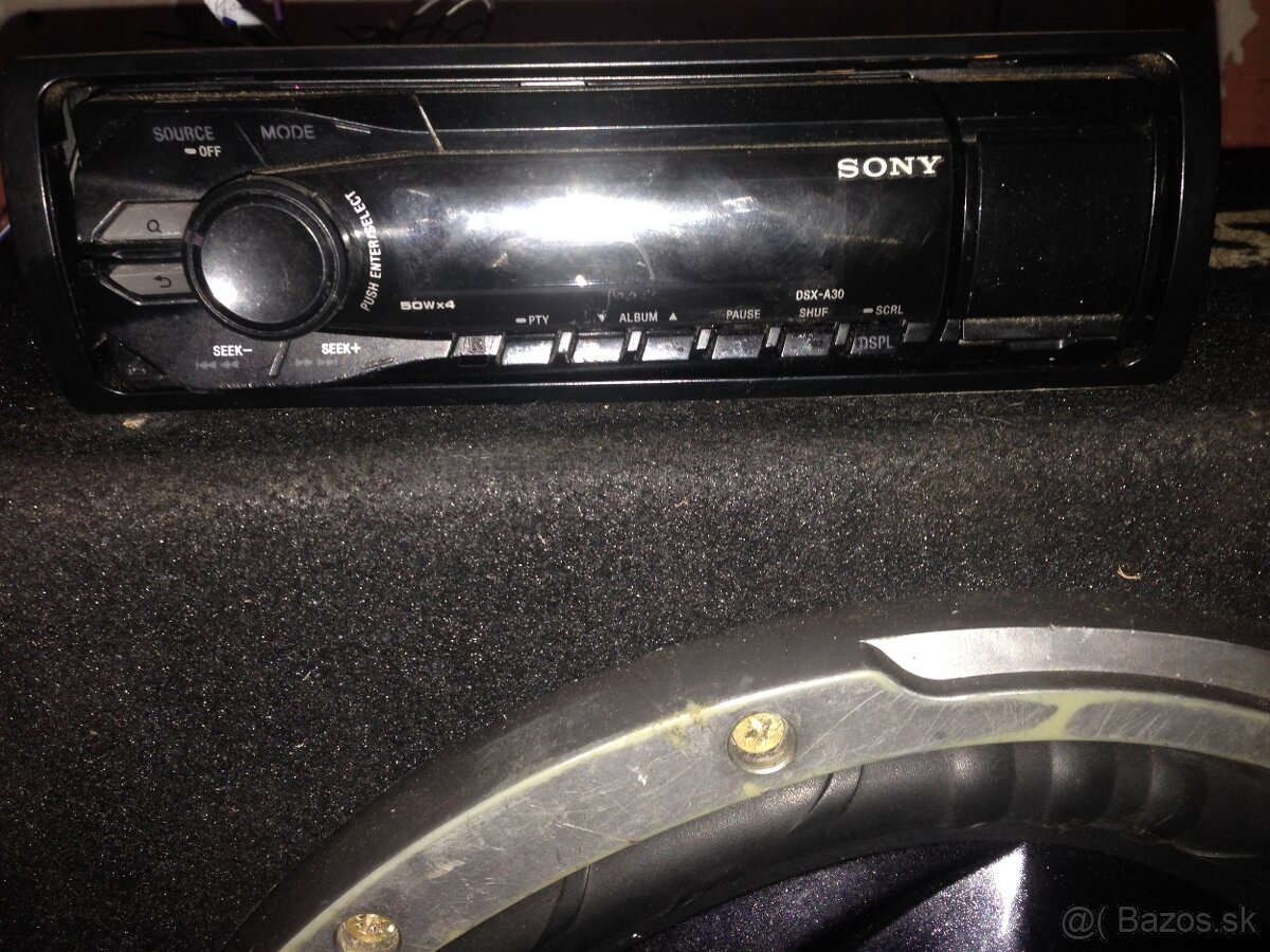 Predam subwoofer SONY Xplōd 1500w + zosil + autoradijo - 7