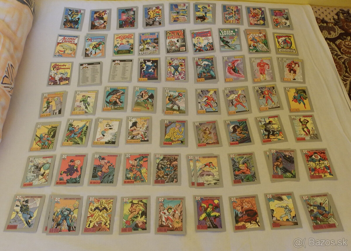 Zberateľské karty DC Cosmic 1991 - 7