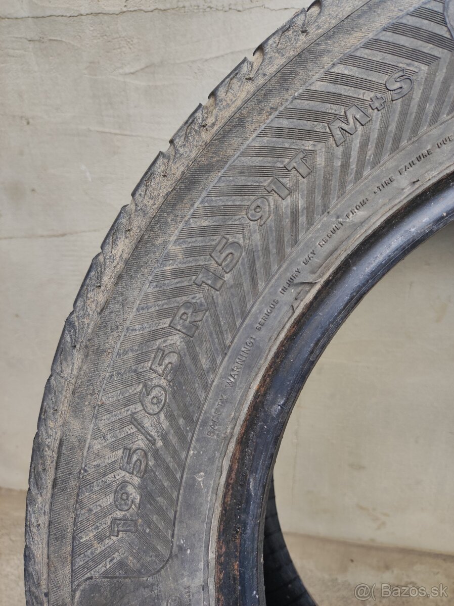 Predám Zimné Pneu 195/65 r15 - 7