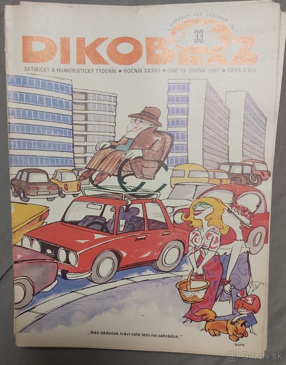 PREDÁM DIKOBRAZ KOMPLETNÝ ročník 1981 - 7