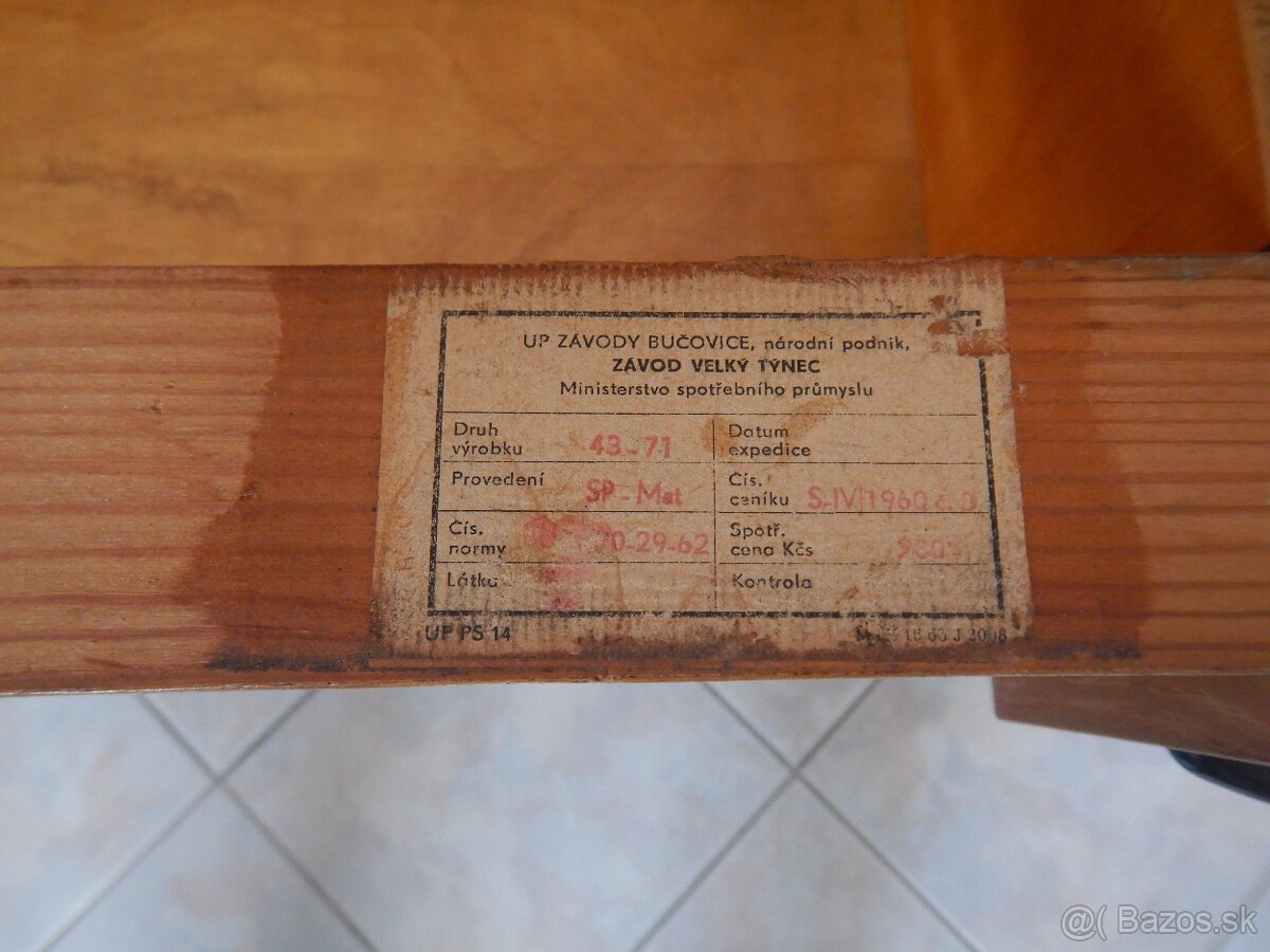 retro stolík od Mojmir Požár - 7