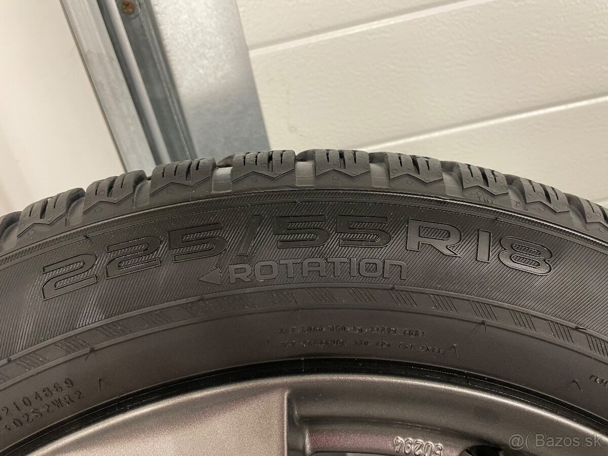 Alu disky 5x114,3 r18 + zimne Nokian 225/55/18 - 7