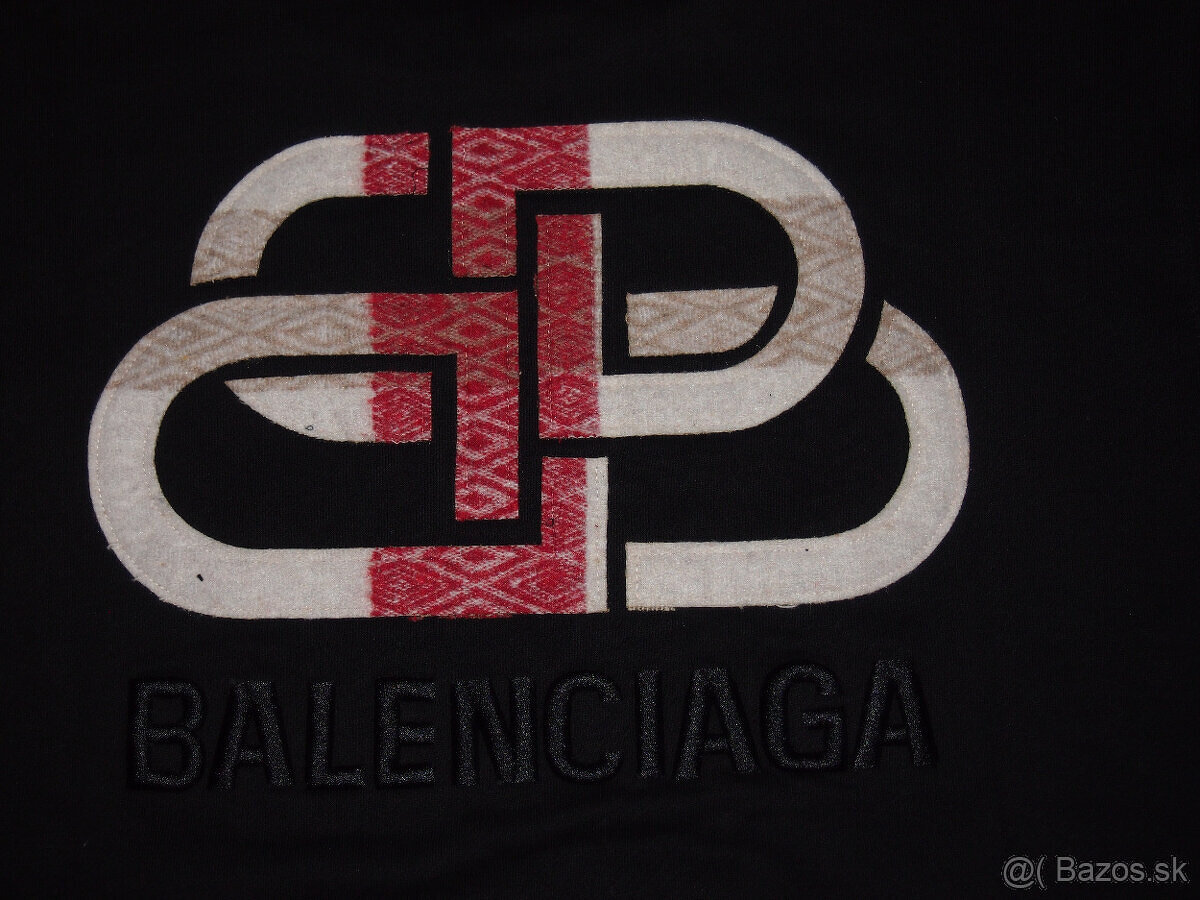 Balenciaga pánska mikina čierna - 7