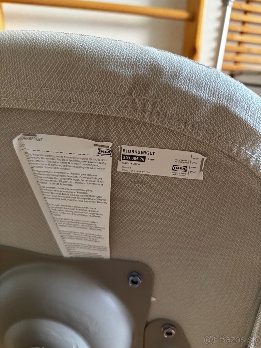 Stolička Ikea BJÖRKBERGET - 7