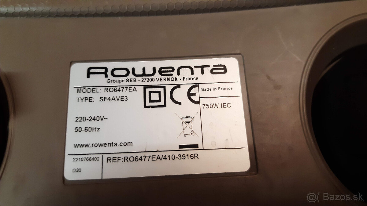 Predám vysavač Rowenta model: RO6477A funkčný. - 7
