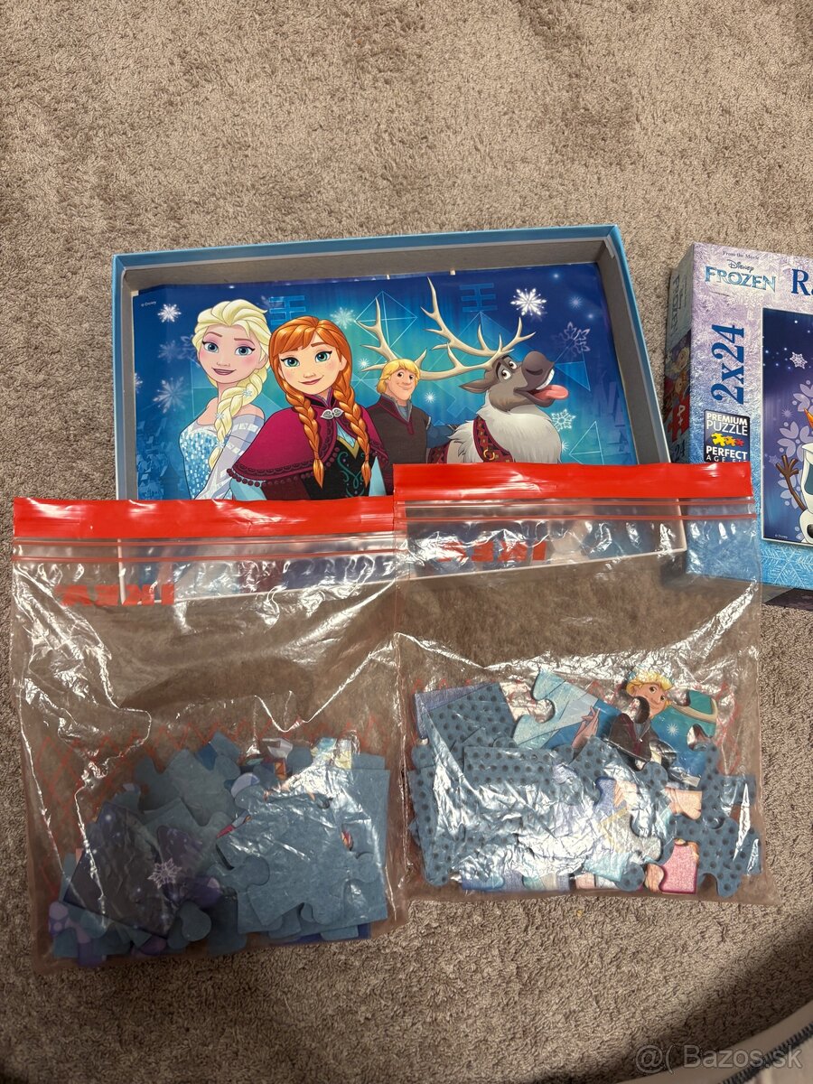 Detske puzzle frozen / trolovia - 7