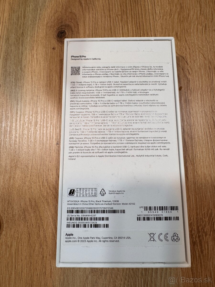 iPhone 15pro 128gb black titán - 7