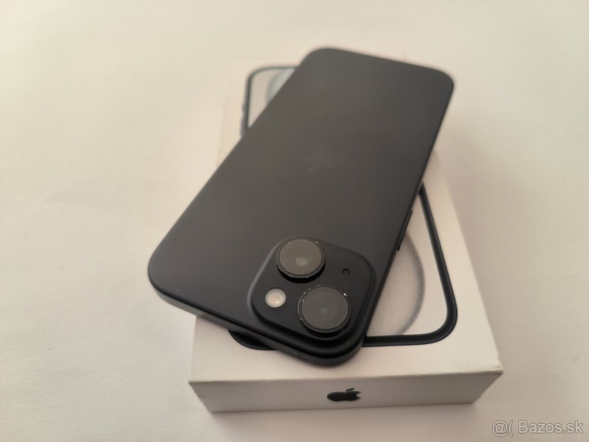 apple iphone 15 256gb Midnight / Batéria 85% - 7