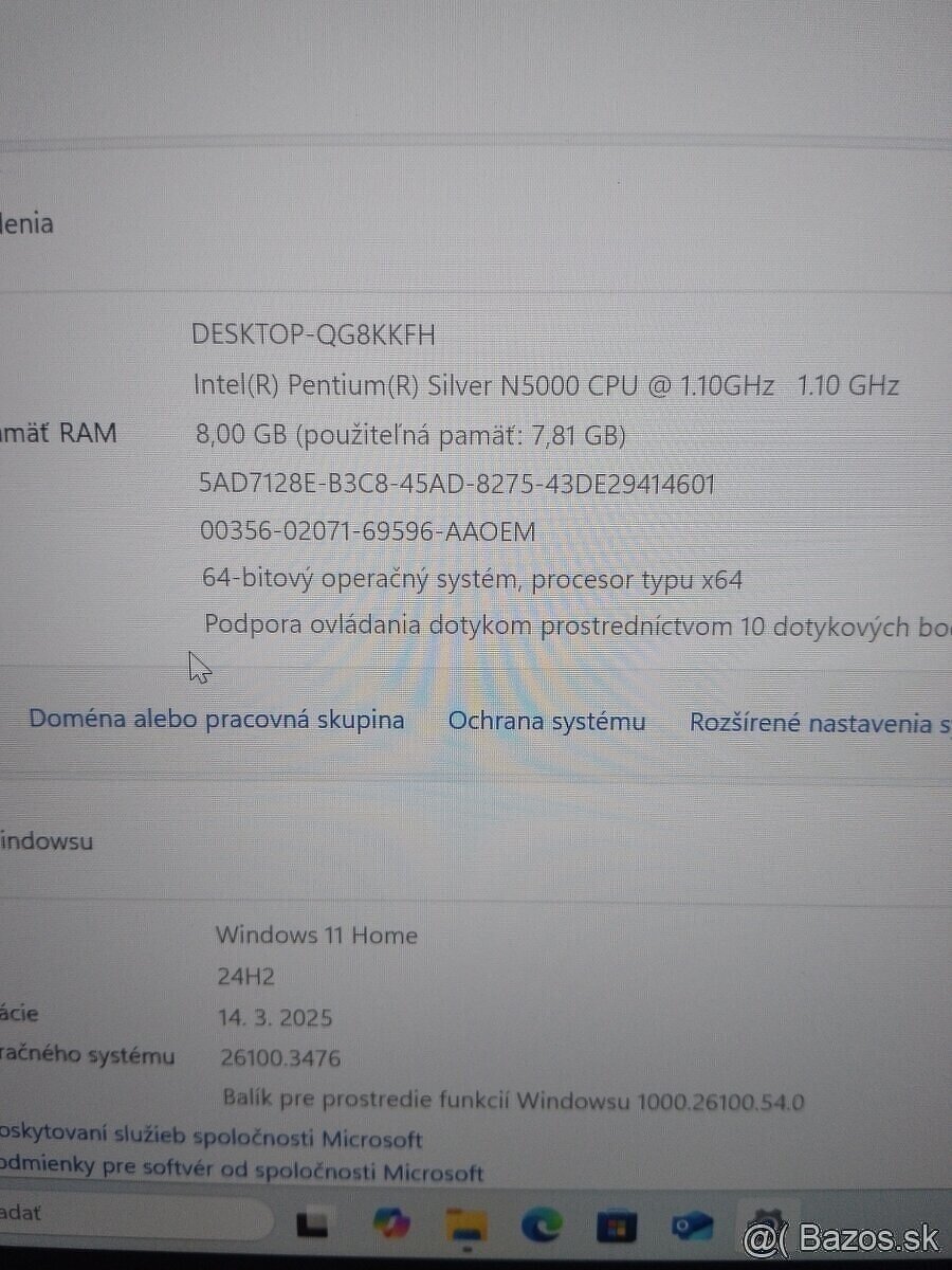 10" tablet Lenovo ideapad 81H3 / 8GB/128GB (Tablet/notebook - 7