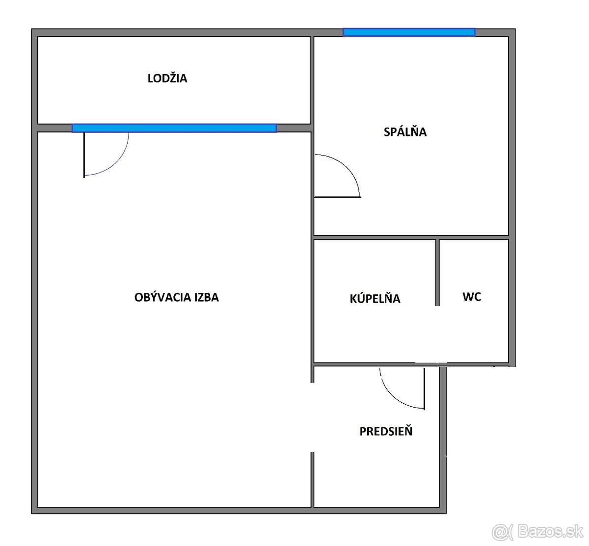 Moderný 2i byt s lodžiou a klimatizáciou po rekonštrukcii - 7