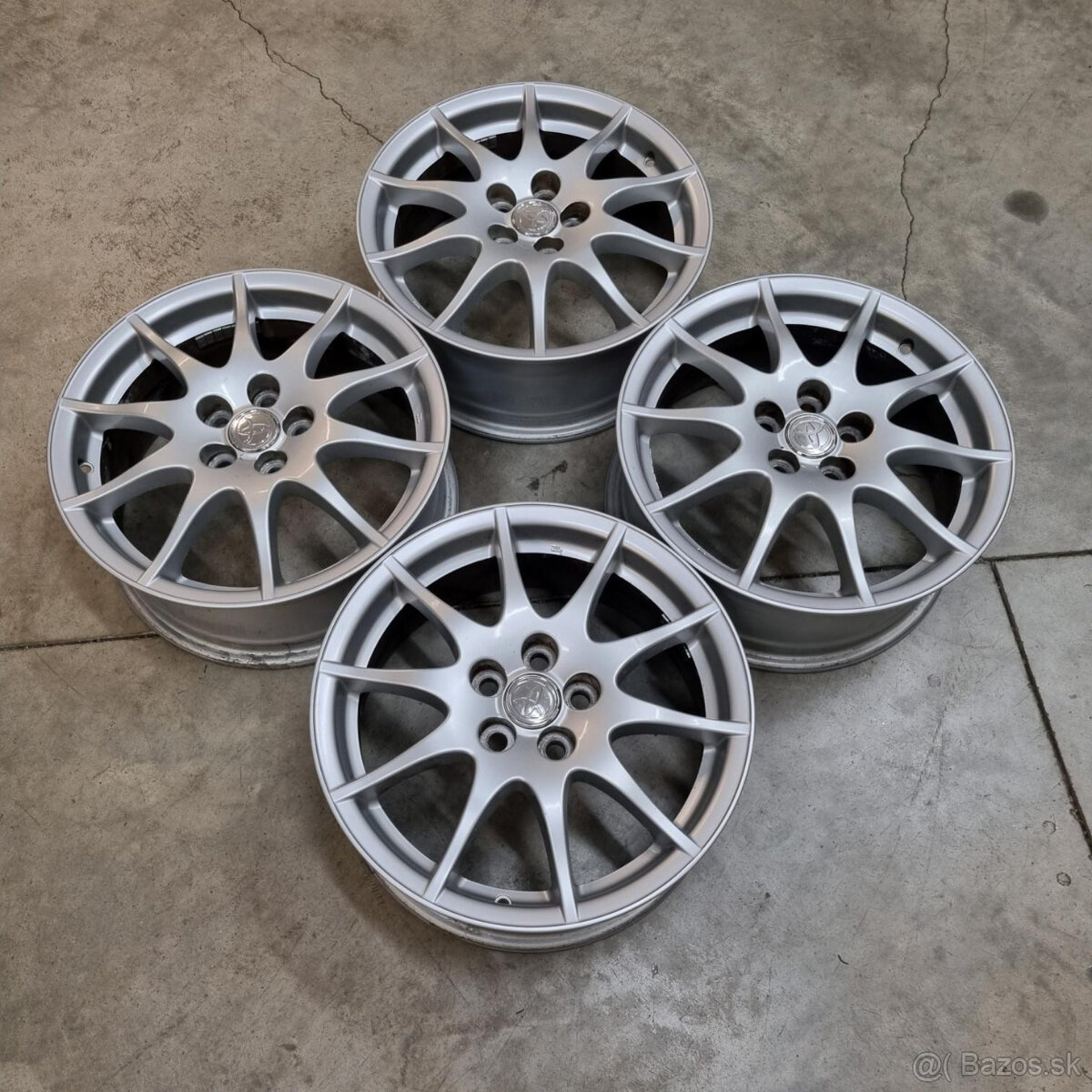 Hliníkové Toyota disky 5x100 R16, 6,5J ET45 - 7