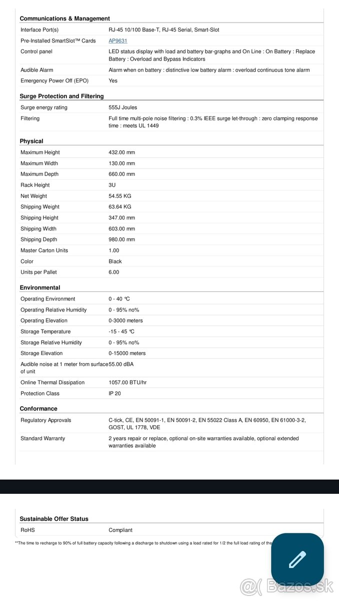 APC SURTD5000XLI - 7