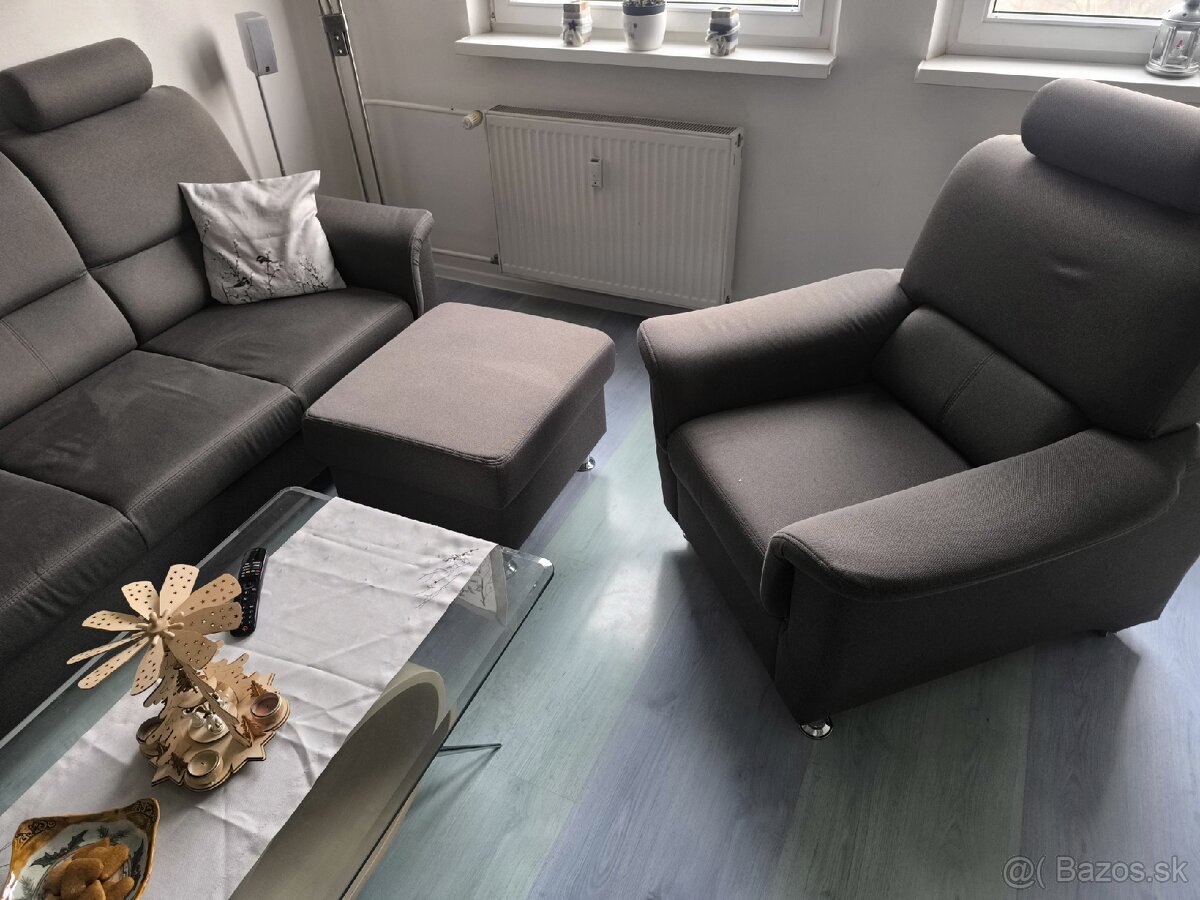 Sedacia suprava + kreslá + taburet - 7