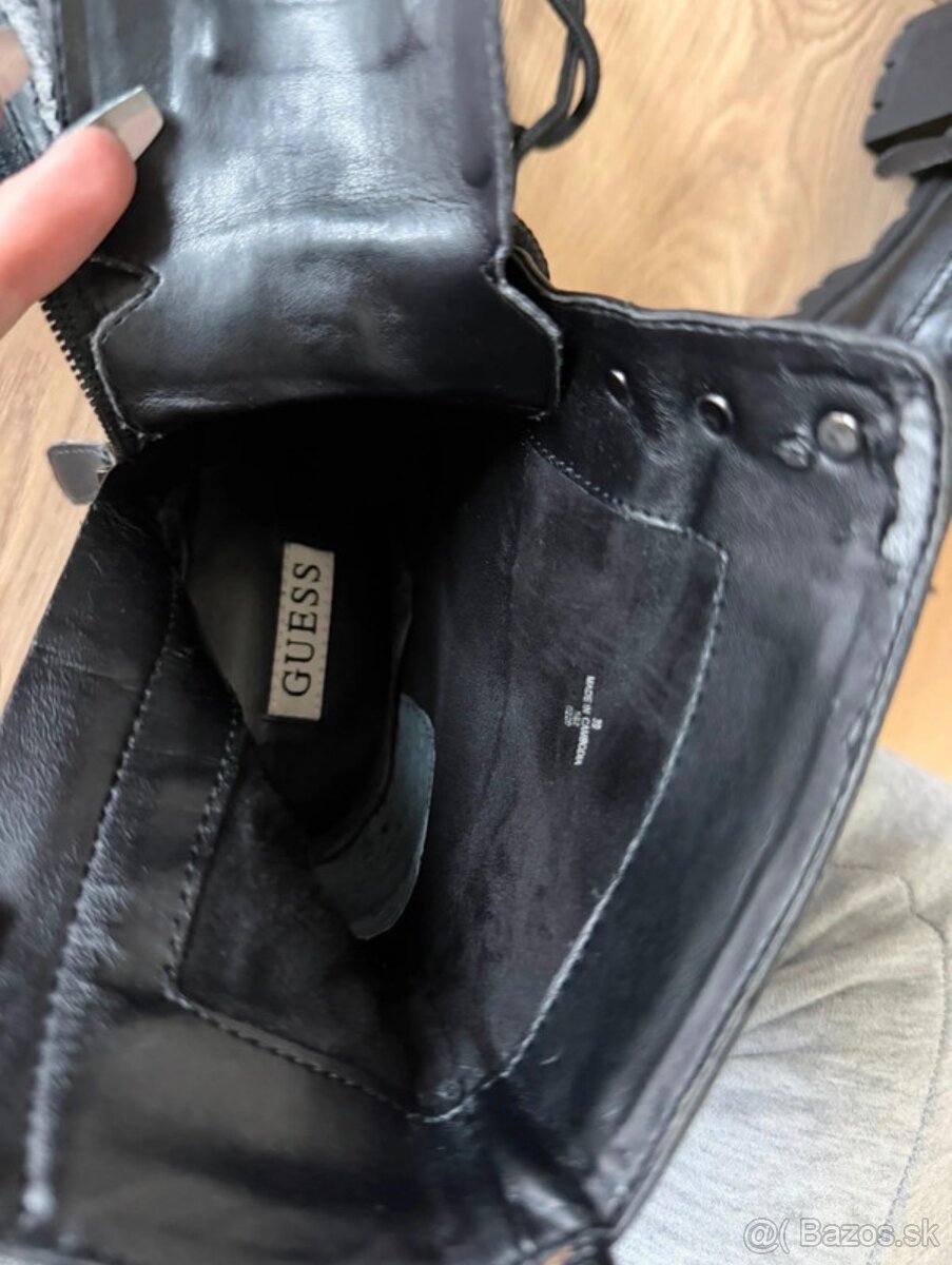 Čierne topánky Guess - 7