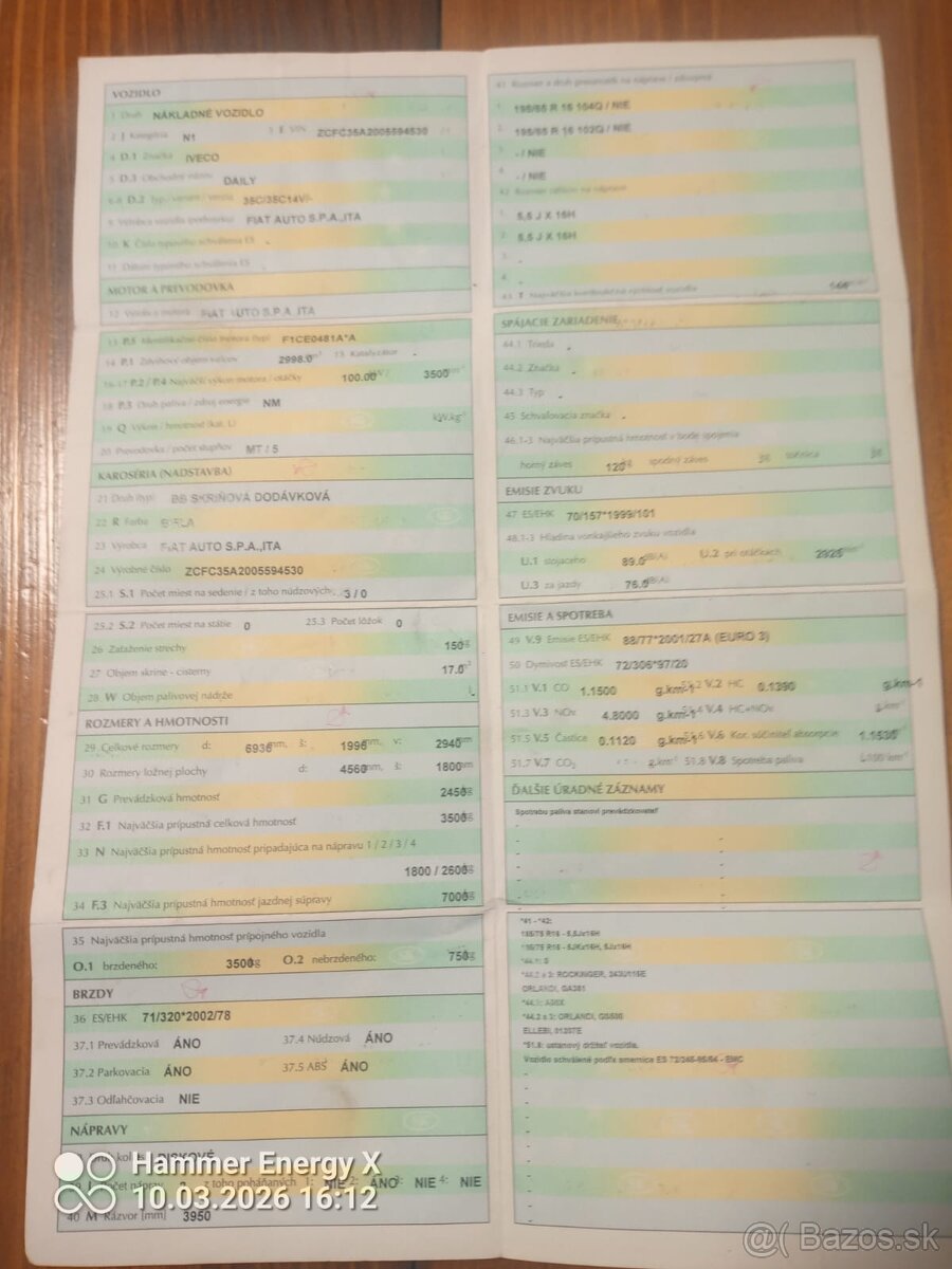 Predám Iveco daily 3.0 - 7