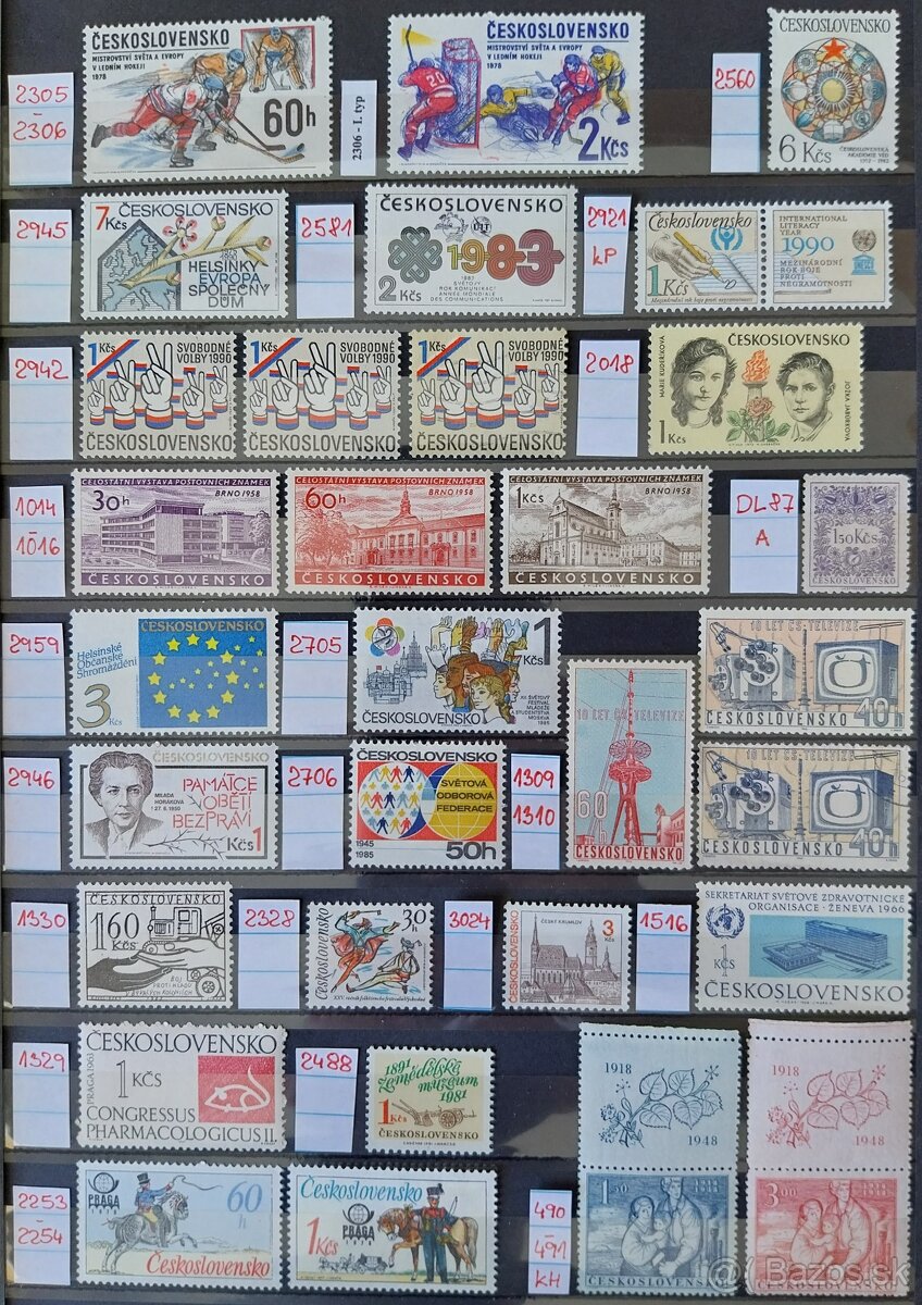 Známky ČESKOSLOVENSKO – 2 - 7