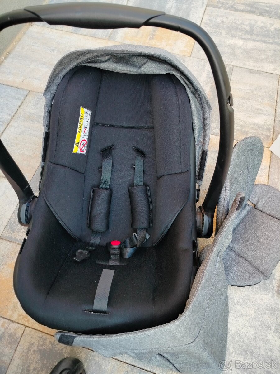 3-kombinácia kočík Bebetto Nico 2019 vrátane doplnkov - 7