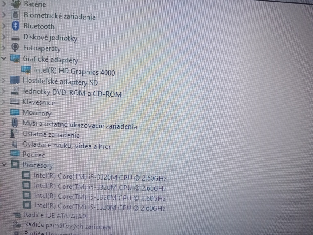 predám ntb HP probook / Intel core i5 / 8gb ram / ssd disk - 7