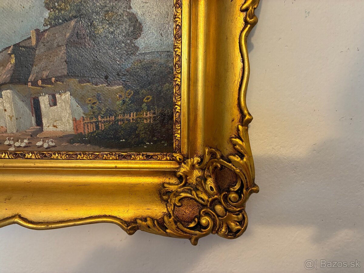 Olejomaľba na doske 2 - 7