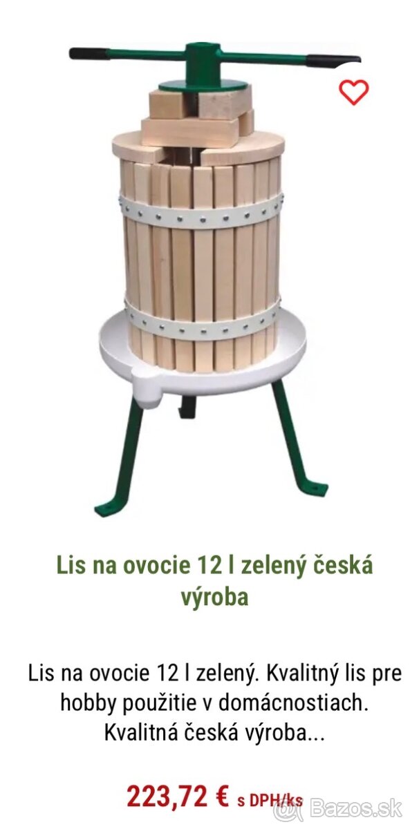 Lis na ovocný mušt - 7