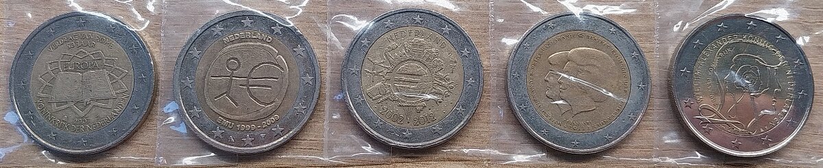 Pamätné 2 EURO - UNC + OBEH - 7