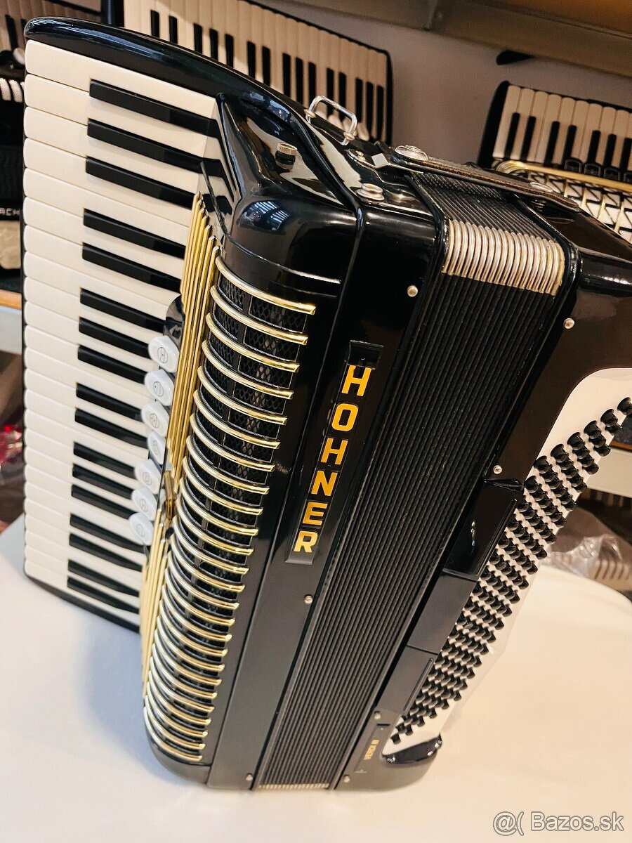 Predám akordeón HOHNER Verdi III 120 basový Používaný- Top s - 7