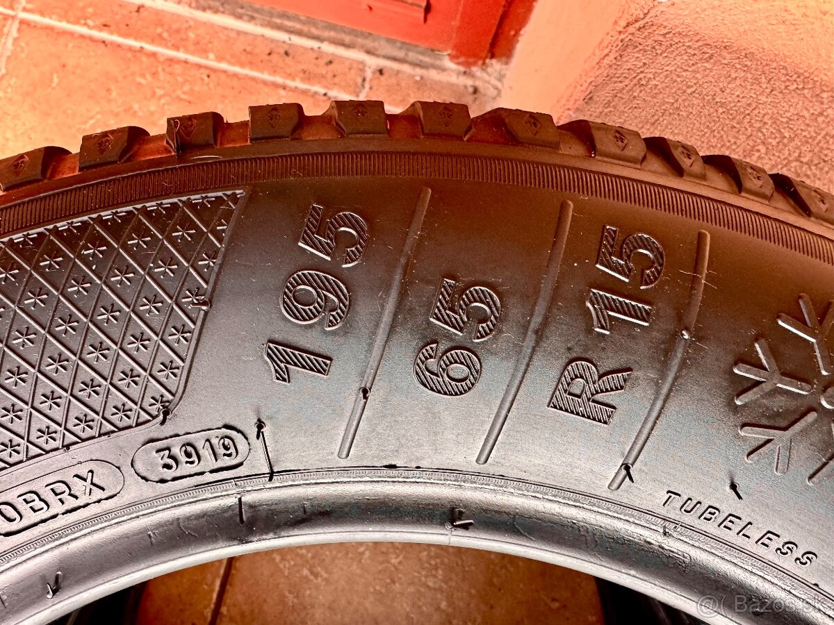 195/65 R15 - zimné pneumatiky-2 kusy.- - 7