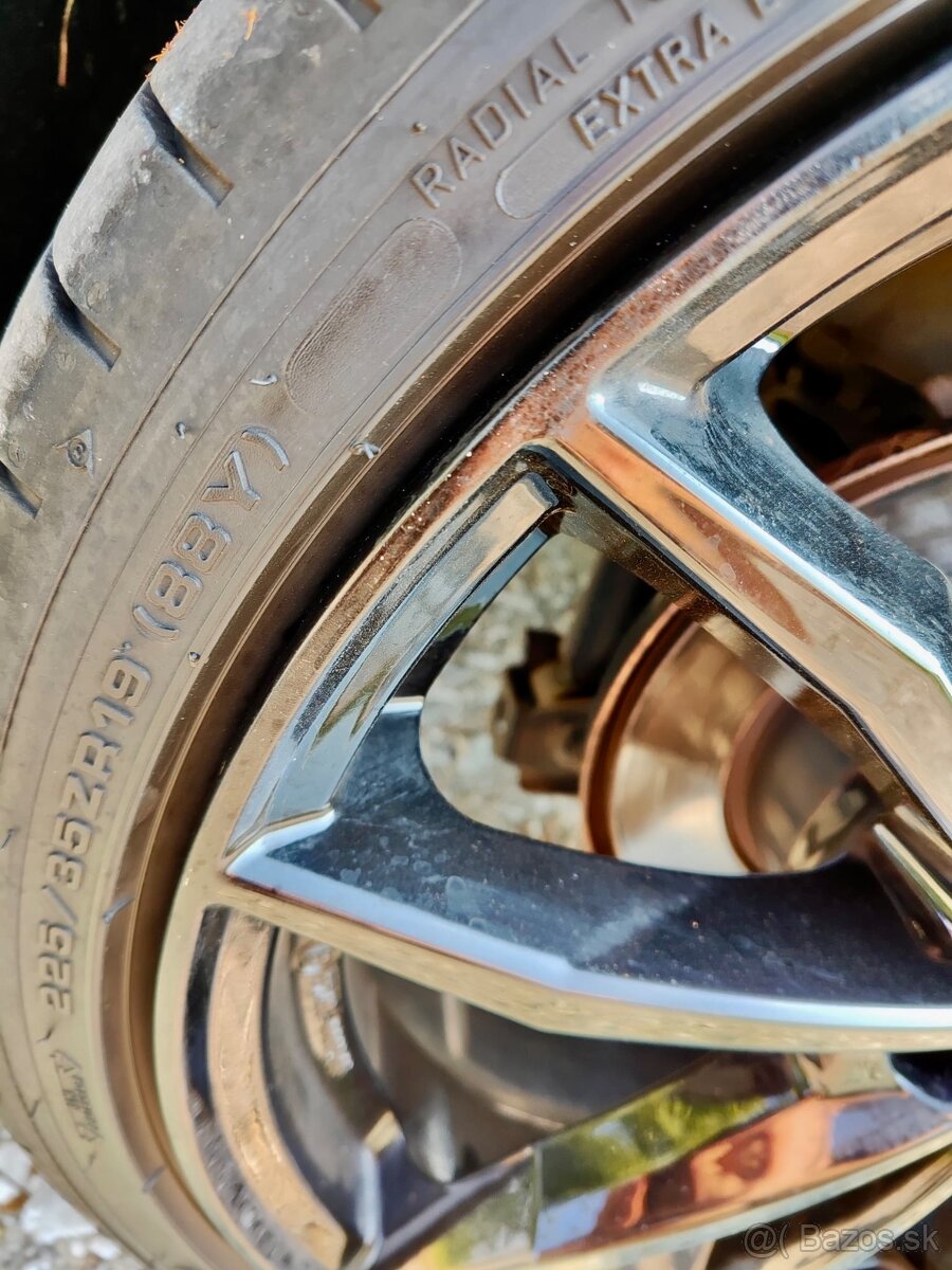 Letné zliatinové disky Rial 225/35 R19 s certifikátom - 7