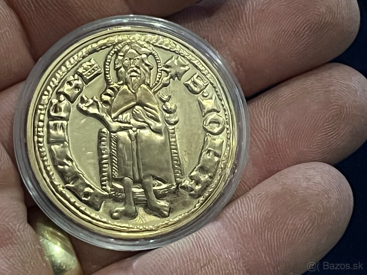 Predám 5x pozlátené a postriebrené mince na foto. - 7