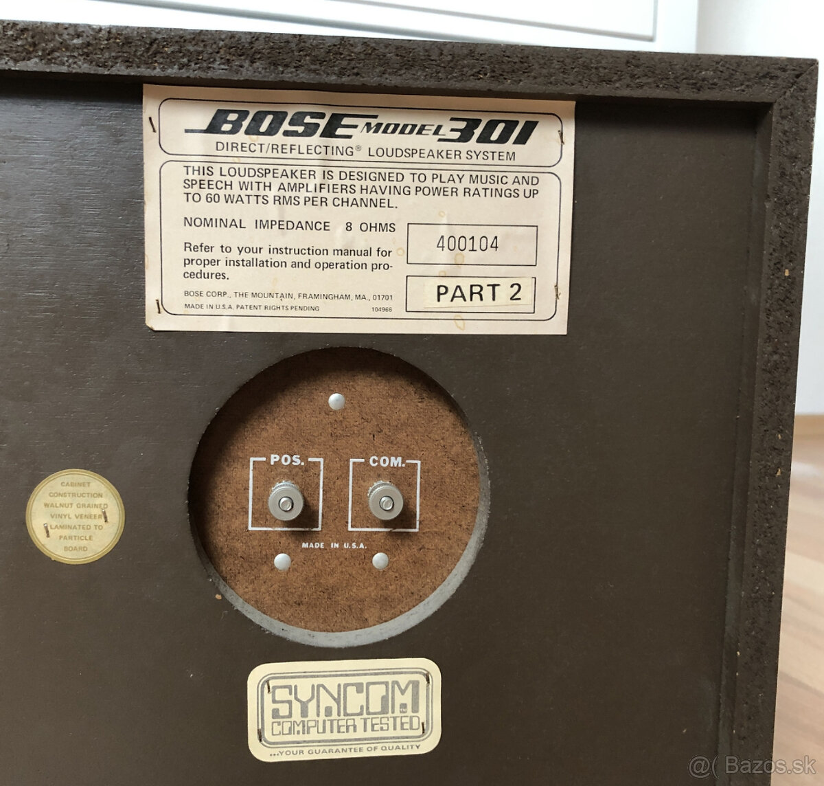 BOSE 301 Prva generacia / na opravu - 7