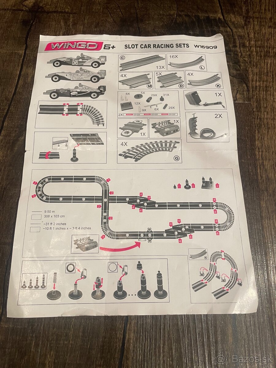 Wingo F1 Challenger Racer – elektrická autodráha 1:43 - 7