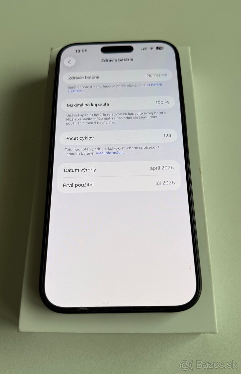 iPhone 16 Pro Max 256 GB záruka 7/2027 - 7