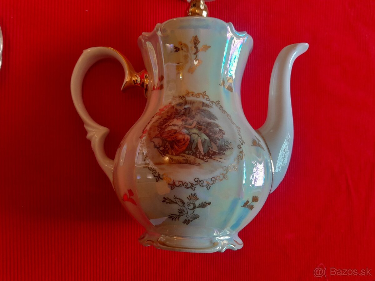 Čajový a kávový servis Tri grácie KAHLA GDR. - 7