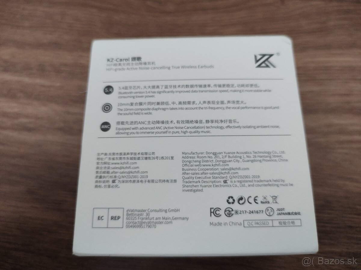 TWS slúchadlá do uší / in-ear - KZ CAROL - 7