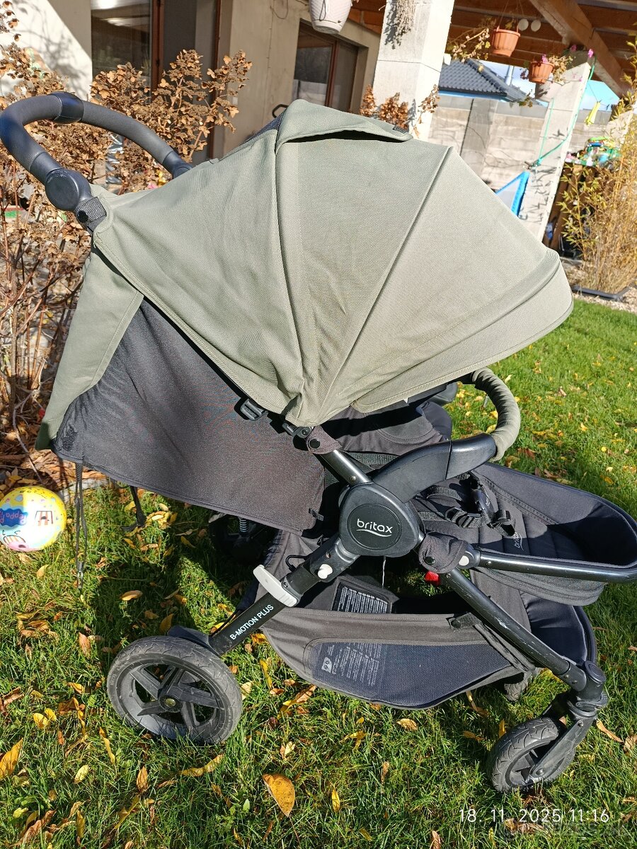 Predávam Trojkombinaciu kočíku Britax Römer B motion plus - 7