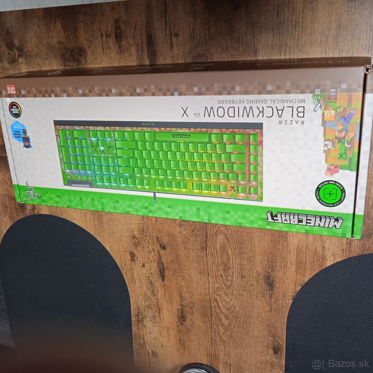 Herná klávesnica Razer BlackWidow V 4 Minecraft Nová - 7